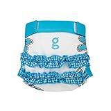 大きな青いガーリークルクル回るGpants (gNappies) (x 6) - gNappies - gPants Girly Twirly Blue Large (Pack of 6) [並行輸入