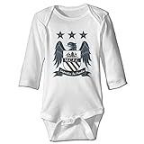 面白い 男の子と女の子 マンチェスター シティ ロゴ Tシャツ カジュアル White Size 12 Months