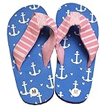 Hatley ハットレイ キッズ女の子 ビーチサンダル M(18cm) マルチカラー 上部:80%ポリエステル20%ナイロン、底材:100%EVA樹脂 FF1ANCH004