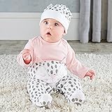 ベビーアスペン Baby Aspen 女の子用トレンディベビーねこさん足つきカバーオールxキャップパジャマ2点セット(ギフトBOX入り) [並行輸入品]