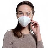 再利用可能な抗菌ダスト通気性洗える抗ホルムアルデヒド、アンチ粒子状物質マスク、調整可能弾性ベルト、静電綿素材、大人用 (ピンク)