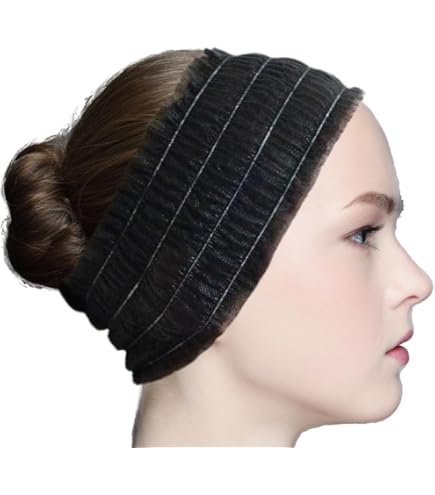Amazon.co.jp: ホテルアメニティ ヘアバンド 業務用 ヘアネット 2WAY