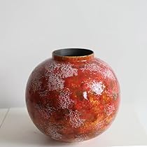 赤い陶器の花瓶 中型 51TNHdIN2tL._AC_UL210_SR210,