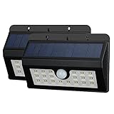BANGWEIER　20 LED ソーラーライト センサーライト 外燈 門扉用ライト アウトドアライト センサー搭載 太陽発電 省エネ 夜間自動点灯 軒先/庭/ガーデン/庭先/玄関周りなどの照明用 防