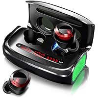 【最新Bluetooth5.1技術 Qualcomm® aptX™】 Bluetooth イヤホン Hi-Fi 高音質 完全 ワイヤレス イヤホン 自動ペアリング イヤホン本体で12時間音楽再生 3000mAh充電ケース付き LEDディスプレイ電量表示 ブルートゥース イヤホン 左右分離型 IPX7防水 CVC8.0ノイズキャンセリング AAC対応 PSE&技適認証済み (ブラック)