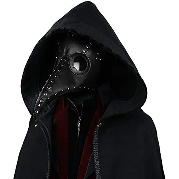 Amazon | ハロウィン ブラウン ペスト マスク ゴシック パンク