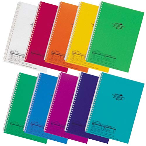 Lihit Lab Aqua Drops Twist Ring Notebook Semi B5 Lined Red eBay