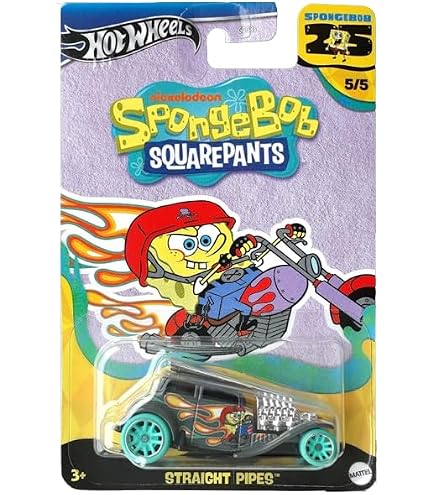Amazon | Hot Wheels スポンジボブ 20 Best Year Ever 6 カーバンドル