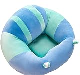 Onuneed ミニサイズ ベビーソファ ぬいぐるみクッション 食事 (ブルー)