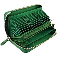 長財布 レディース ダブルファスナー ダークグリーン 大容量 本革 牛革 緑 Amazon.co.jp: [Lakko] 財布 レディース 長財布 レザー 牛革 多