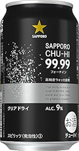 【純度99.99% の高純度ウォッカ使用のチューハイ】[新発売]サッポロ 99.99<フォーナイン>クリアドライ 350ml×24本 アルコール9%