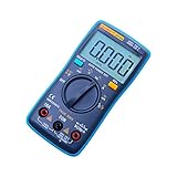 RaiFu デジタル マルチ メーター 手持ち　持ちやすい　ポータブル 大画面　コンデンサ　温度　付き 過負荷保護　デジタル マルチ メーター アンペア メーター 電圧 メーター 電気計器 ツール　ラ