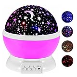 Starry Nightライトランプ、lnkey Romantic 3モードカラフルなLED Moon Sky Star Dreamerデスク回転コスモスStarlightプロジェクタfor Chil
