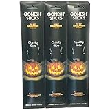 Gonesh Incense Sticks Halloween Holiday Traditions 12パック