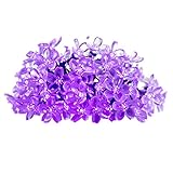 Innoo Tech Solar Outdoor String Lights 21ft 50 LED Purple Blossom Christmas Lights for Bedroom,Garde