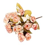 手作りのバラのシミュレーションの花のセット人工花、シャンパン