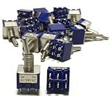 トグルスイッチ Mサイズ 6A125VAC 6P 中点無 20個