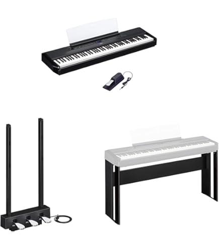 Amazon | 【セット買い】ヤマハ YAMAHA 電子ピアノ P-525B ブラック P