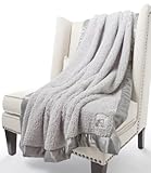 リトルジラフ 大人用ブランケット Bella (大判ひざかけサイズ) シルバー lg0085-05 【正規代理店輸入】