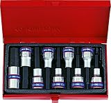 KT Pro Tools 4120PR 1/2 Drive 6-Point 9-Piece Deep Bit Socket Set by KT Pro Tools
