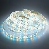 LEDENET LEDストリップライトRGB + W + WW柔軟な色変更色温度調節可能なコールドホワイト暖かいホワイトCCT RGB LEDテープリボンランプ12 V 5 M 16.4 Ftロングn