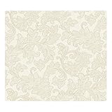 York Wallcoverings WA7797 Waverly Classics Merletto Wallpaper, Flax/Taupe [並行輸入品]