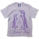 《初夏盛夏対応》 BateauBleue(バトーブルー) 天竺ペンギンPt半袖Tシャツ 130cm /Pl NO.AH-1651322