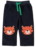 Frugi オーガニックコットン ベビー コーデュロイ パンツ ネイビー/トラ サイズ 18-24m （ 90 ）～3-4y （ 100 ） (3-4y（3-4才：100）)