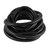 XDiscount コルゲートチューブ PVC ワイヤーパイプ ホース ワイヤー ラップ スリーブ