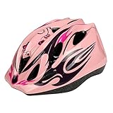 HiCool ヘルメット 子供用 サイクリング 自転車 乗馬 スケート アウトドアスポーツ 通学 超軽量 高剛性 アジャスター付き キッズ 小学生 ジュニア男の子 女の子 全2色 (ピンク)