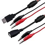 Yeeco多機能デジタルマルチメータープローブテストリードキットwith Alligatorクリップ、バナナプラグセット 2PCs/Set Alligator Clips with Female an