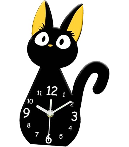 Amazon.co.jp: LDDIFHWW 置き時計 猫 壁掛け時計 おしゃれな飾り 動物