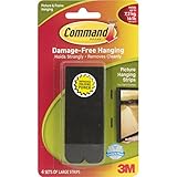 コマンド8-strips picture-hangingストライプ、ブラック、L