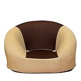 (DORIS) 子供 ソファ キッズ ソファ【パズ メッシュ ベージュ/ブラウン】 滑り止め加工 (KIC)