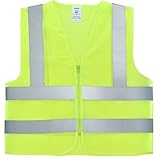 Neiko 53958A High Visibility Safety Vest with Mesh Fabric, ANSI/ ISEA Standard | Color Neon Yellow |