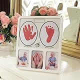 ベビープリント・フォトフレーム 手形 足形 ベビーフレーム 写真立て 記念日 出産祝い