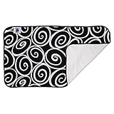Planet Wise Designer Waterproof Diaper Pad, Midnight Curl by Planet Wise