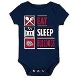 NCAA新生児All I Do半袖Onesie