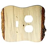 Sierra Lifestyles Rustic Switch Plate, Toggle/Duplex, Blued Pine by Sierra Lifestyles