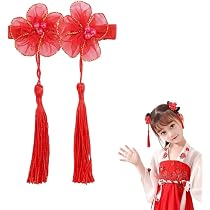 Amazon.co.jp: Parhumsin チャイナ 髪飾り お団子カバー チャイナ