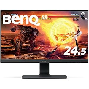 BenQ ゲーミングモニター ディスプレイ GL2580HM 24.5インチ/フルHD/TN/ウルトラスリムベゼル/HDMI,VGA,DVI端子/2ms/ブルーライト軽減