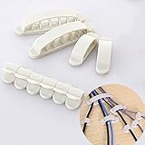 TOPmountain 10個入り家庭用ストレージホルダーラックホームオフィスの壁接着剤プラスチック電源プラグケーブルホルダー