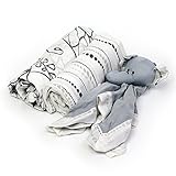 (エイデン アンド アネイ)aden+anais lullaby gift set ゾウさん ぬいぐるみ付きタオル おくるみ ギフトセット (moonlight lullaby) [並行輸入品]