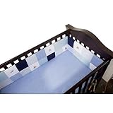 FAO Schwarz Toy Box Fitted Crib Sheet - Blue Chambray by FAO Schwarz