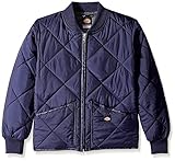 Dickies Big Boys' Quilted Nylon Jacket Evening Blue Medium (10/12) [並行輸入品]