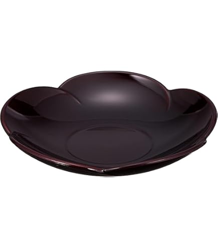 Amazon｜輪島塗 茶托 5客揃 4.2だるま 黒 WA5-3｜コースター