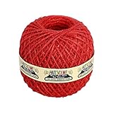 Nutsceneの麻紐ラージボール（120m）レッド[ナッツシーン]