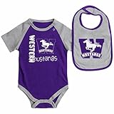 Infants NCAA Western Mustangs Onesideとよだれかけセット（チームカラー）