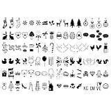 PChero LEDライトボックス用カード メッセージボード用カード 勉強用具 家やお店などの装飾用 軽くて薄い 図案の種類が多い アクリル製カード 96枚セット