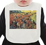 The Red Vineyard Van Gogh Painting ネクタイを有する有機ビブ Medium